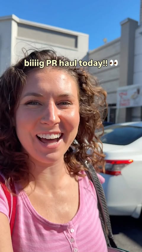 Instagram post by @reagan.baylee for BrüMate. Caption reads: maiiiiil time 📫📦 picking up my pr packages (how....