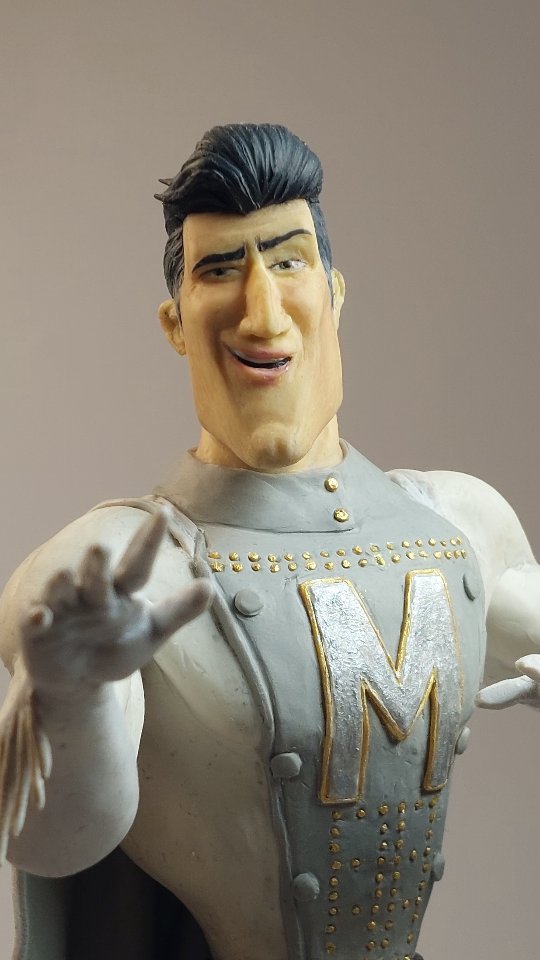 Instagram post by @emmanuel_clayart for DreamWorks. Caption reads: It's never too late for METRO MAN🔥 watch the full....