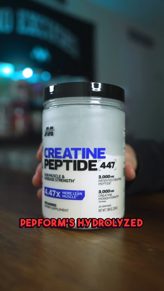 Instagram post by @sammy_stoll_ for Muscletech. Caption reads: MuscleTech just launched their revolutionary....