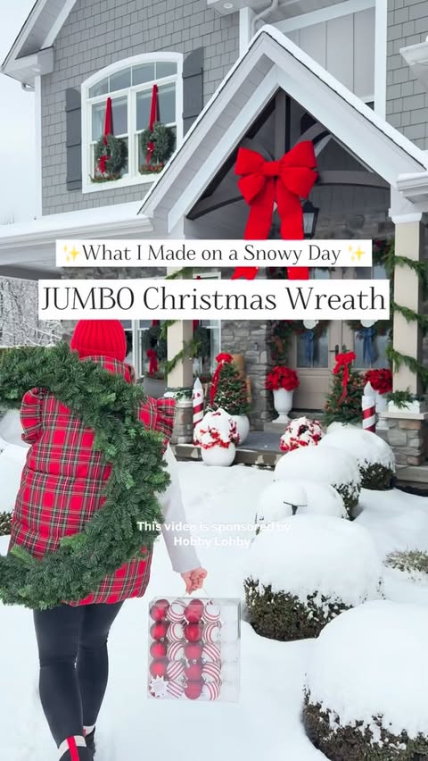 Instagram post by @beyond_gray for Hobby Lobby. Caption reads: I spent a snowy day at home making something I’ve....