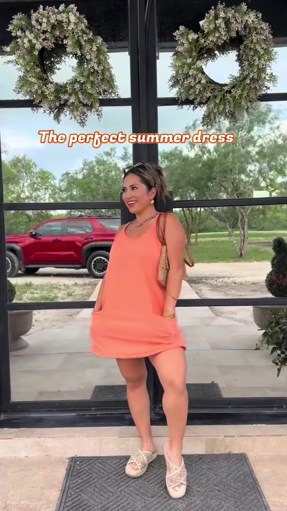 TikTok post by @crystal.monique21 for TanmingFashion. Caption reads: [...] #romperdress #summerdress @TanmingFashion.