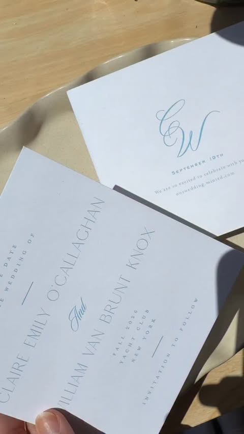 Instagram post by @everydayoc for Minted. Caption reads: [...] left the building ✉️🤍 Designed with @minted....