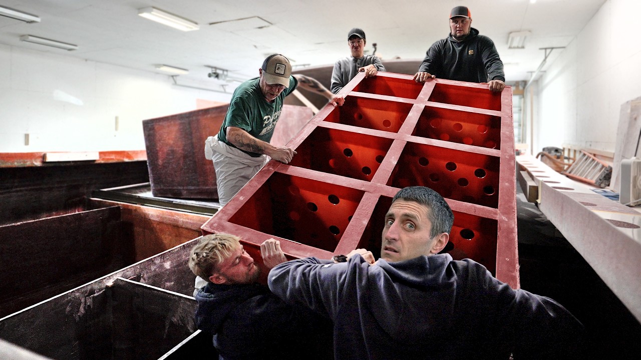 YouTube post by @jacobknowles5421 for 1st Phorm. Caption reads: Lifting MASSIVE 500 gallon fuel tanks into my new....