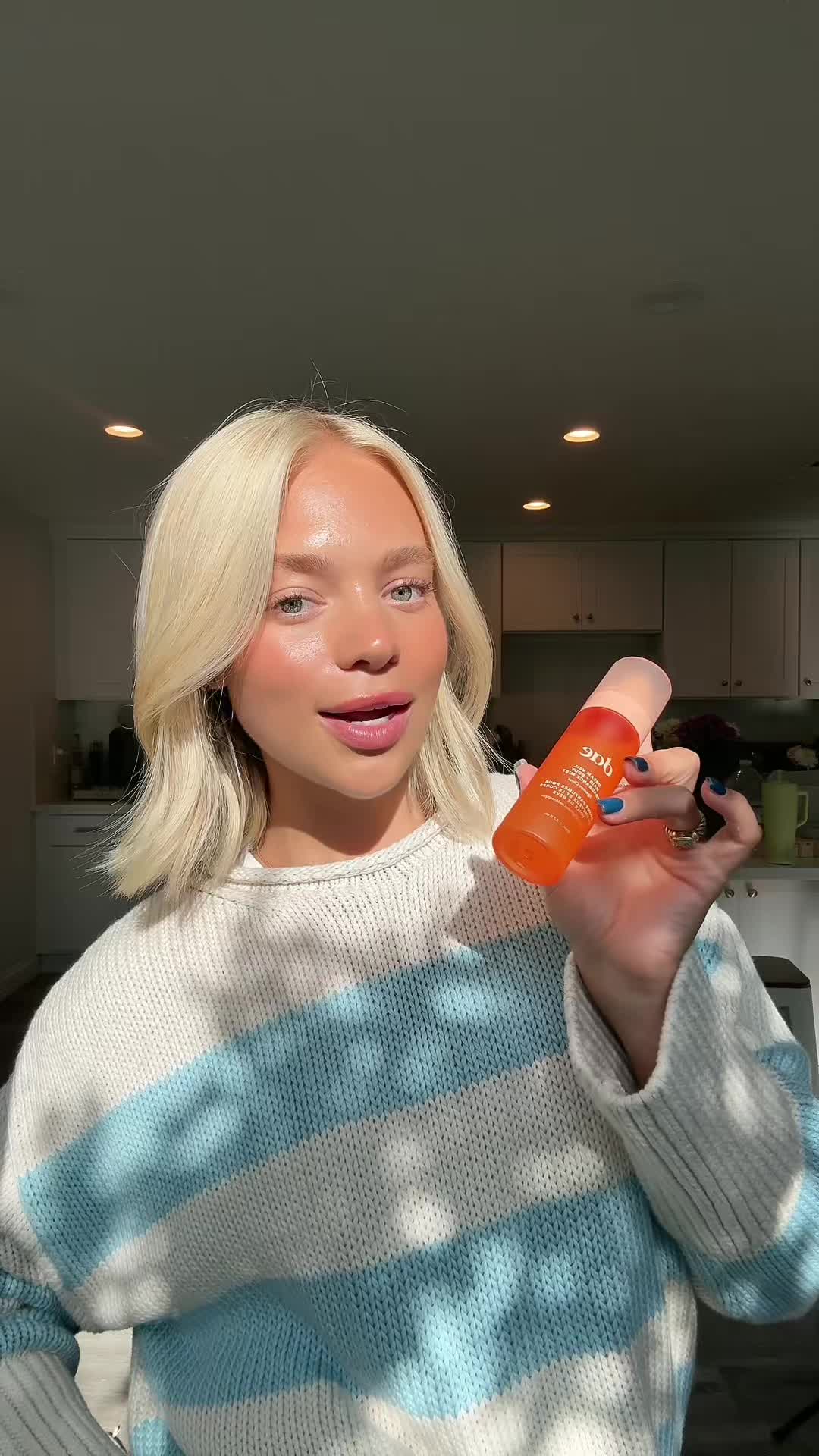 TikTok post by @averykroll1 for Dae Hair. Caption reads: the scent of the summer #daehairpartner @Dae Hair .