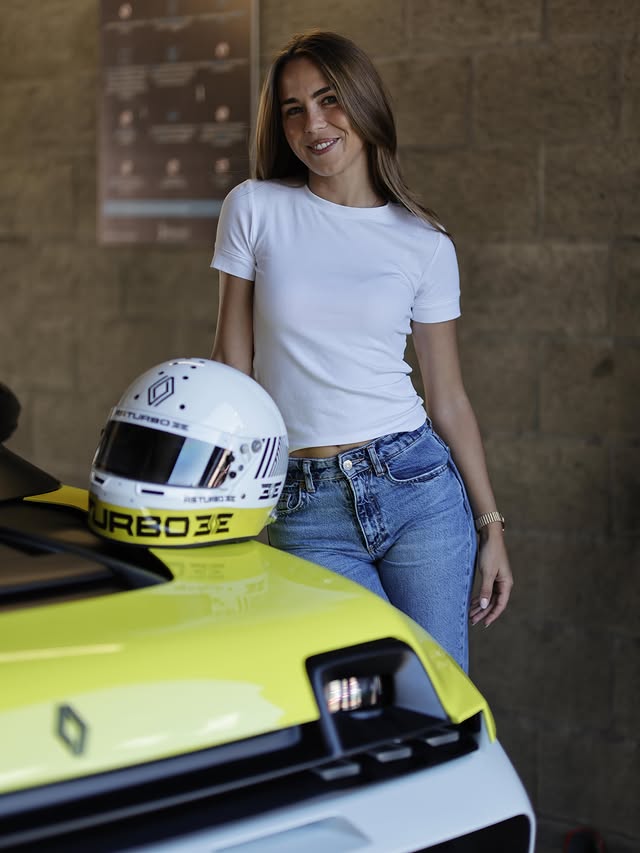 Instagram post by @laurabtlrr for Renault Group. Caption reads: 2 days in Spa 🇧🇪 with Renault to experience....