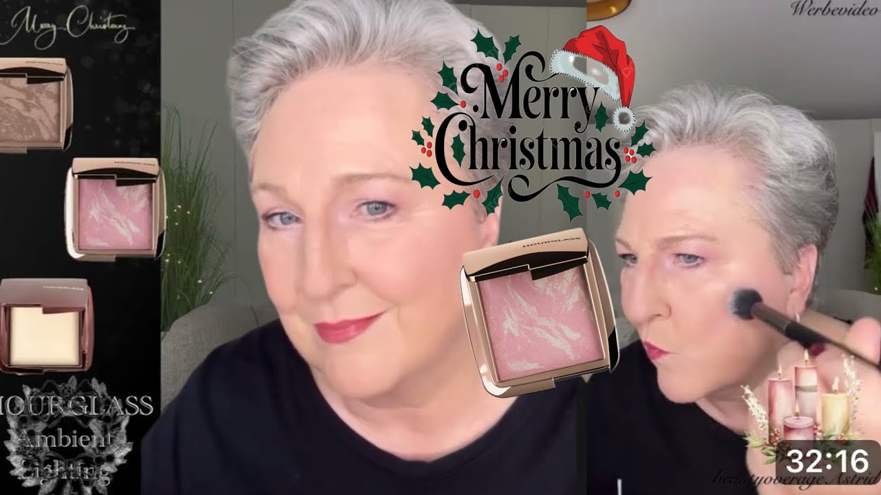 YouTube post by @beautyoverageAstrid for Mainpunkt. Caption reads: Festive Makeup | E.L.F. Products 💄 Step-by-Step....