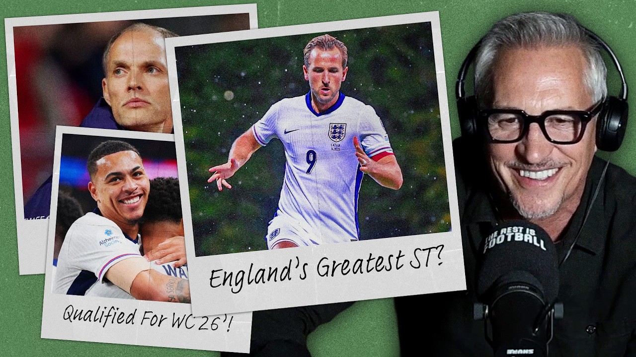 YouTube post by @therestisfootball for HubSpot. Caption reads: England Make The World Cup But Where’s The....