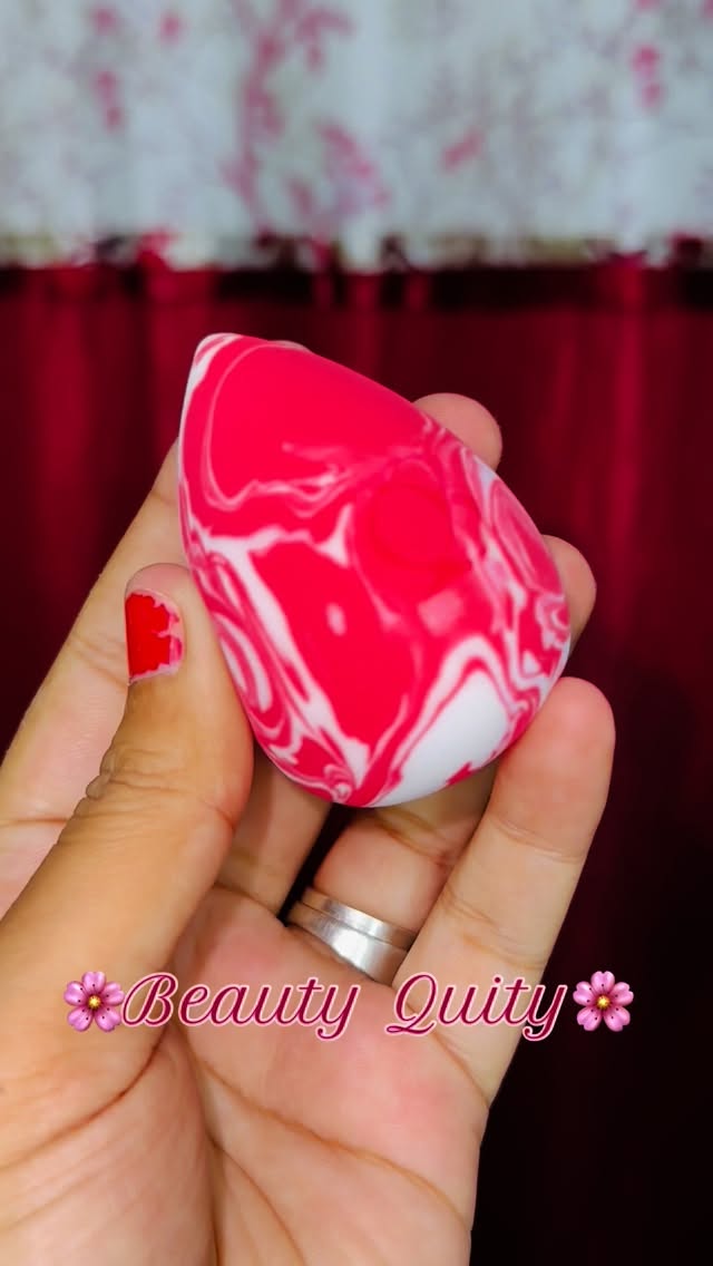 Instagram post by @kritisinghhh2713 for Beautyblender. Caption reads: [...] foundation, concealer, and more! 💕....