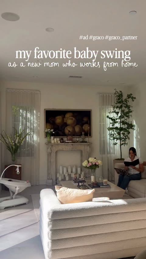 Instagram post by @samiraradmehr for Graco. Caption reads: #ad #graco_partner as a first-time mom who works....
