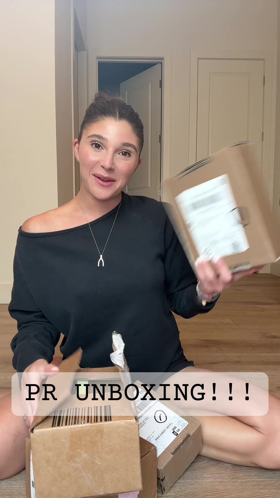 TikTok post by @miakaercher for Elm Biosciences. Caption reads: [...] #pr #thankyou #fyp @Pixi Beauty @Elm....