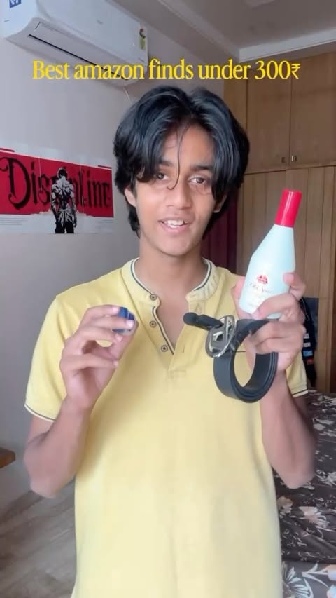 Instagram post by @pruthvi.jpggg for Old Spice. Caption reads: Follow and comment “best” for links @oldspice #ad....