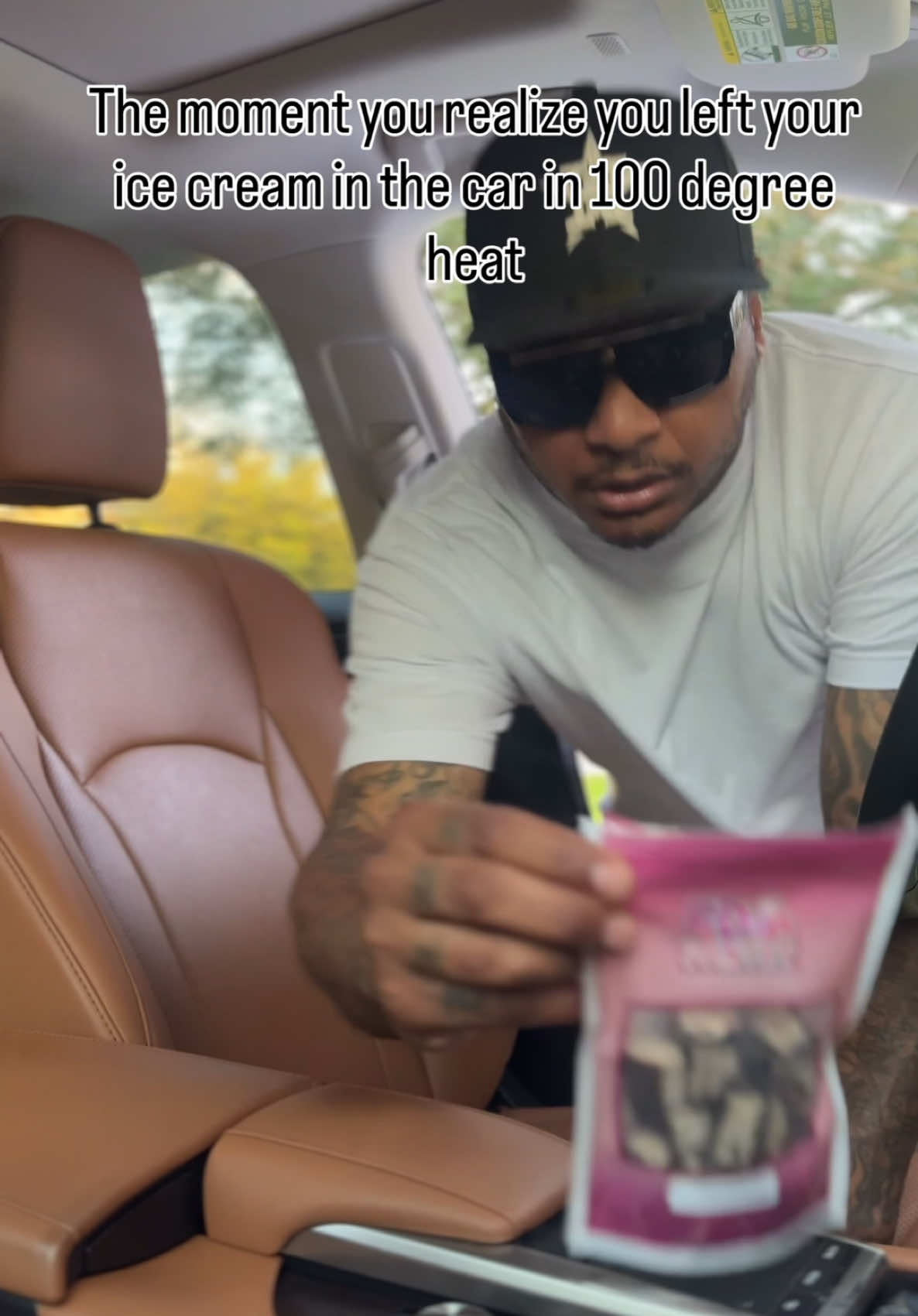 TikTok post by @pepedagreat for FD Pantry. Caption reads: @fdpantry freeze dried ice cream won’t melt and....