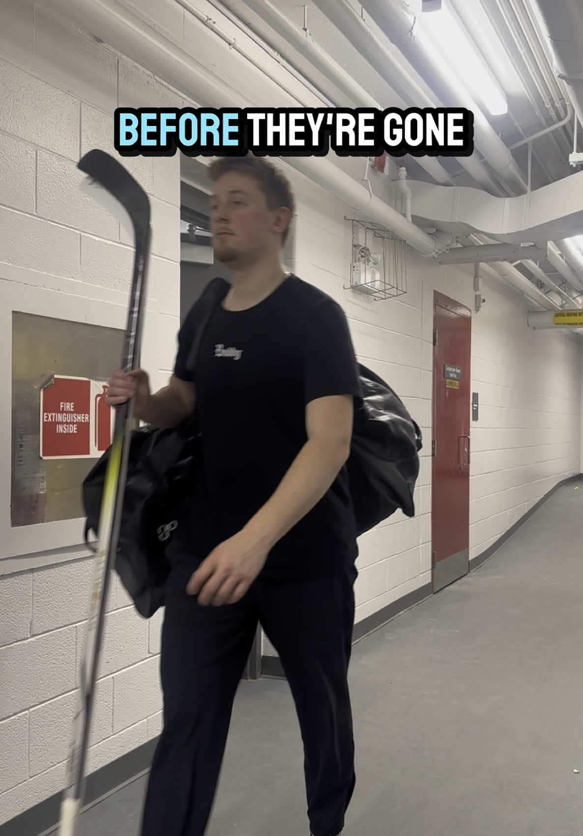 TikTok post by @magasmoments for BAUER Hockey. Caption reads: These @BAUER Hockey slides are so comfy! Head over....