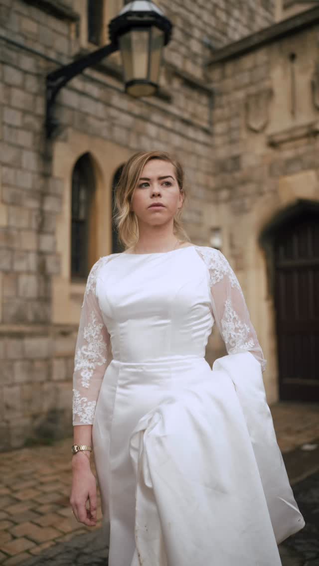 Instagram post by @charlottemyatt for Voghion. Caption reads: Just a girl in her favorite dress. 👗....