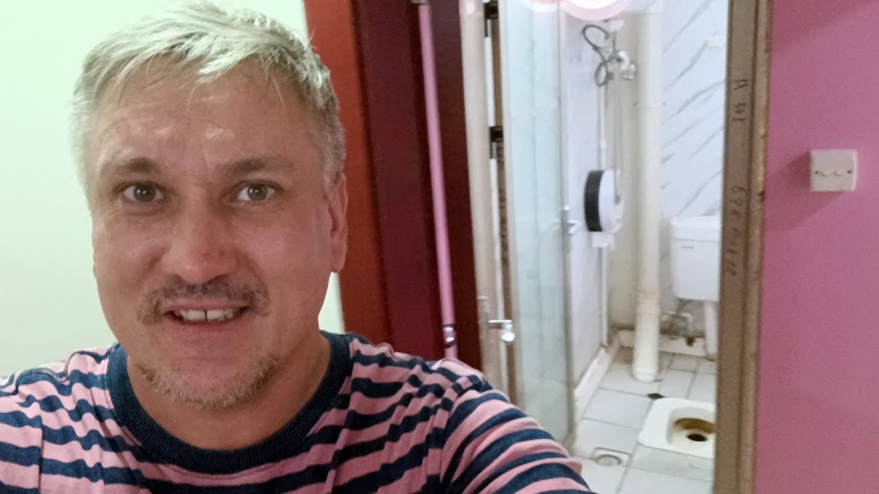 YouTube post by @Denvas for Ulefone. Caption reads: Hotel in China for 700 rubles with foreigners....