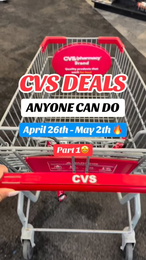 Instagram post by @savingwithnia for AXE. Caption reads: BEST CVS DEALS 4/26-5/2😍🔥🏃🏽‍♀️ Comment “CVS”....
