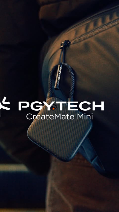 Instagram post by @davidjuansala for PGYTECH. Caption reads: AD | PGYTech CreateMate Mini High Speed Card....