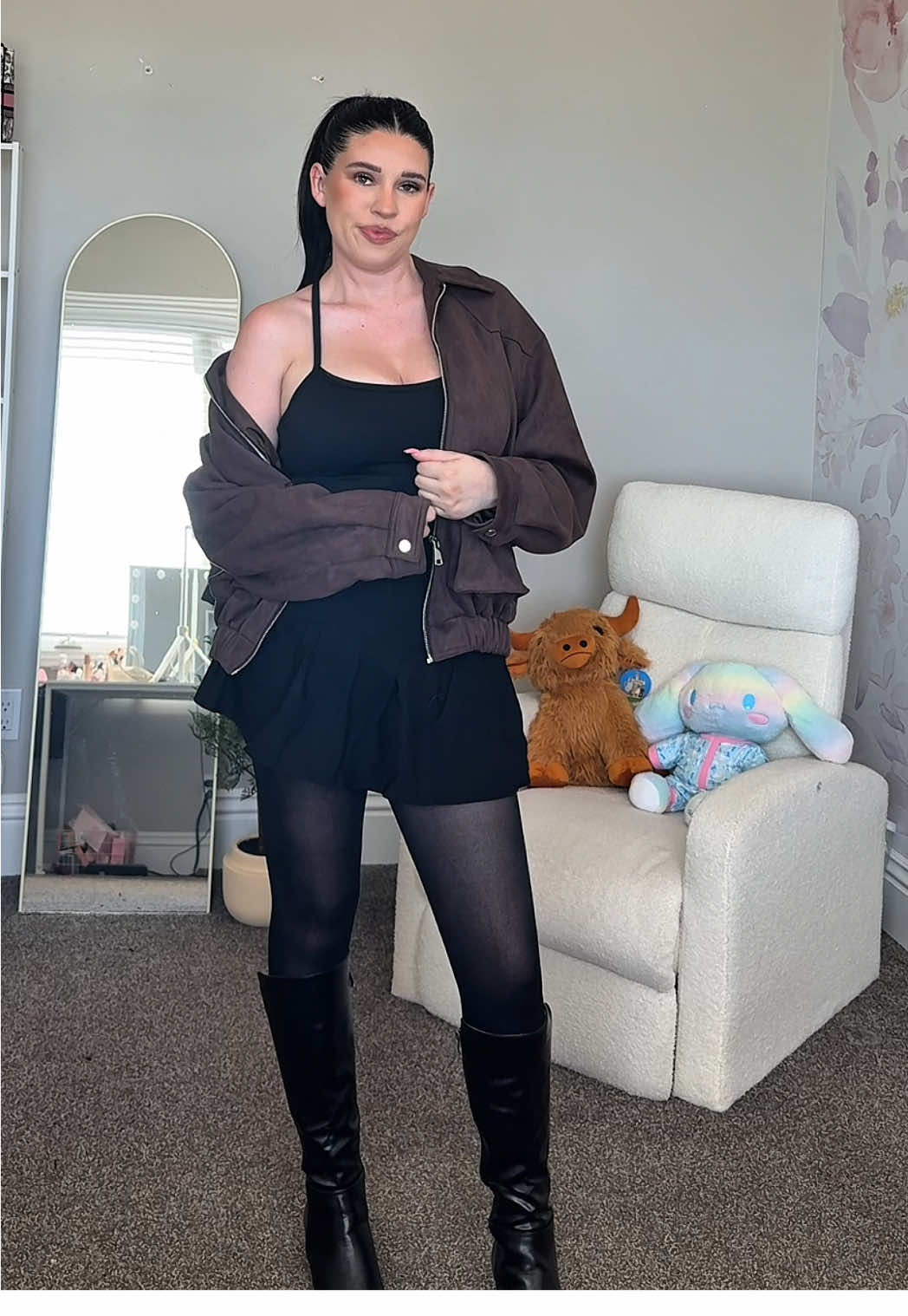 TikTok post by @baeeelyn for Poshmark. Caption reads: Who else is ready for fall fashion?  @Poshmark....