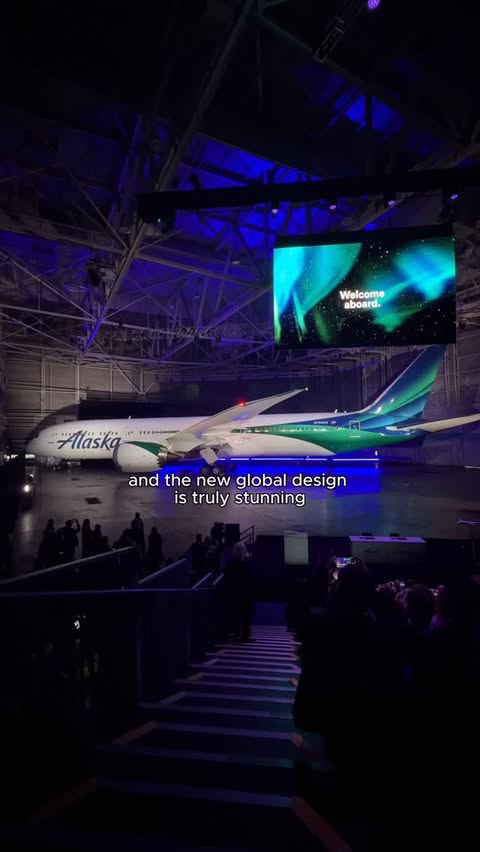 Instagram post by @seattle.food.diva for Alaska Airlines. Caption reads: Something BIG has landed in Seattle! New year, new....