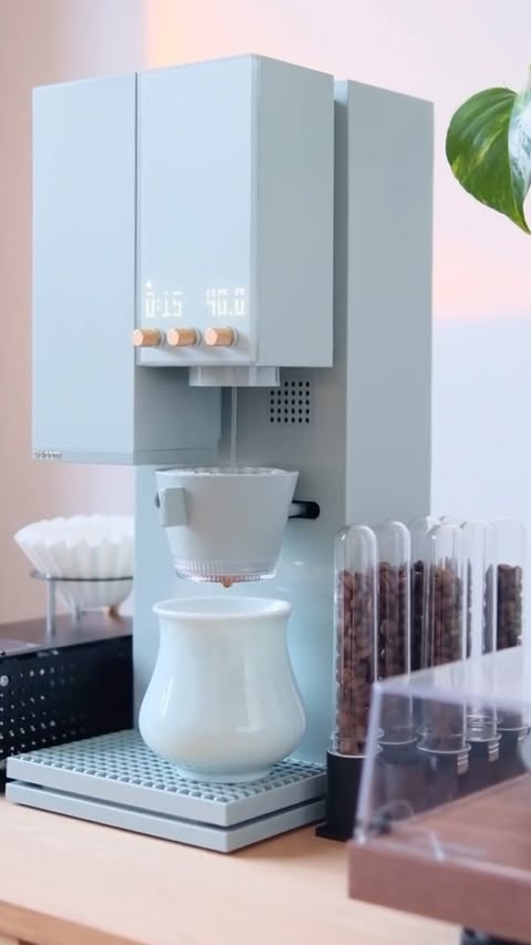 Instagram post by @slightly_overcaffeinated for xBloom. Caption reads: Come set up the Sage Green studio with me....