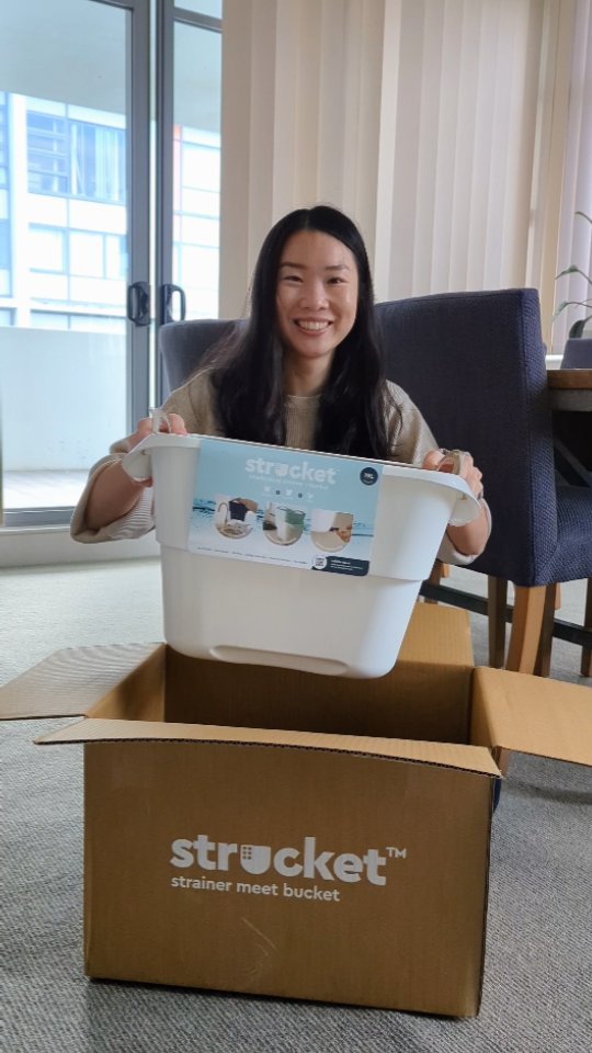 Instagram post by @crochetwithlu for Strucket. Caption reads: [...] garments? 🫧 

The lovely team from....