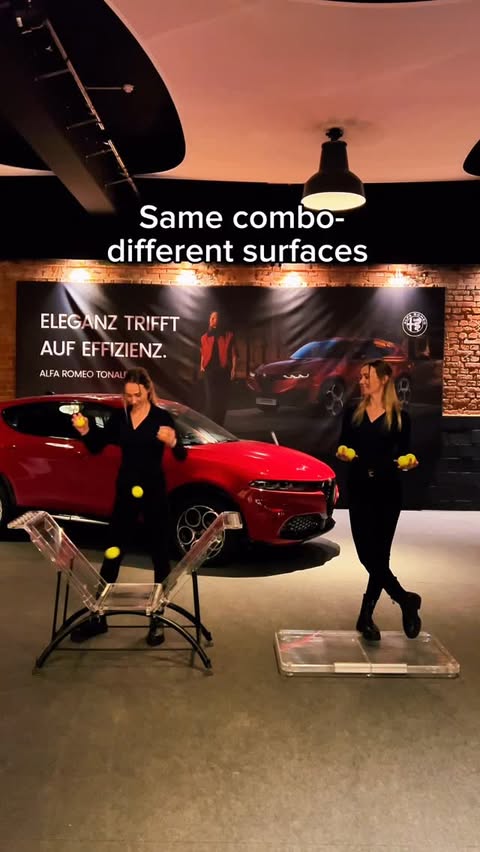 Instagram post by @ketrin_niki for Alfa Romeo. Caption reads: Have to get a lot of money from @alfaromeoofficial....