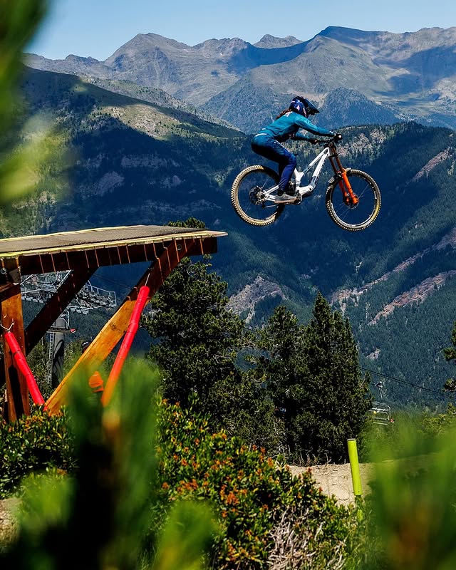 Instagram post by @scottdhfactory for Michelin. Caption reads: [...] was rain or shine, the riders relied on....