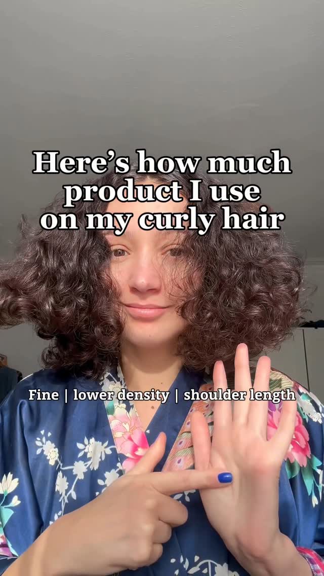 Instagram post by @curlsbythecoast for Ouidad. Caption reads: Do you apply a little bit of product at a time....
