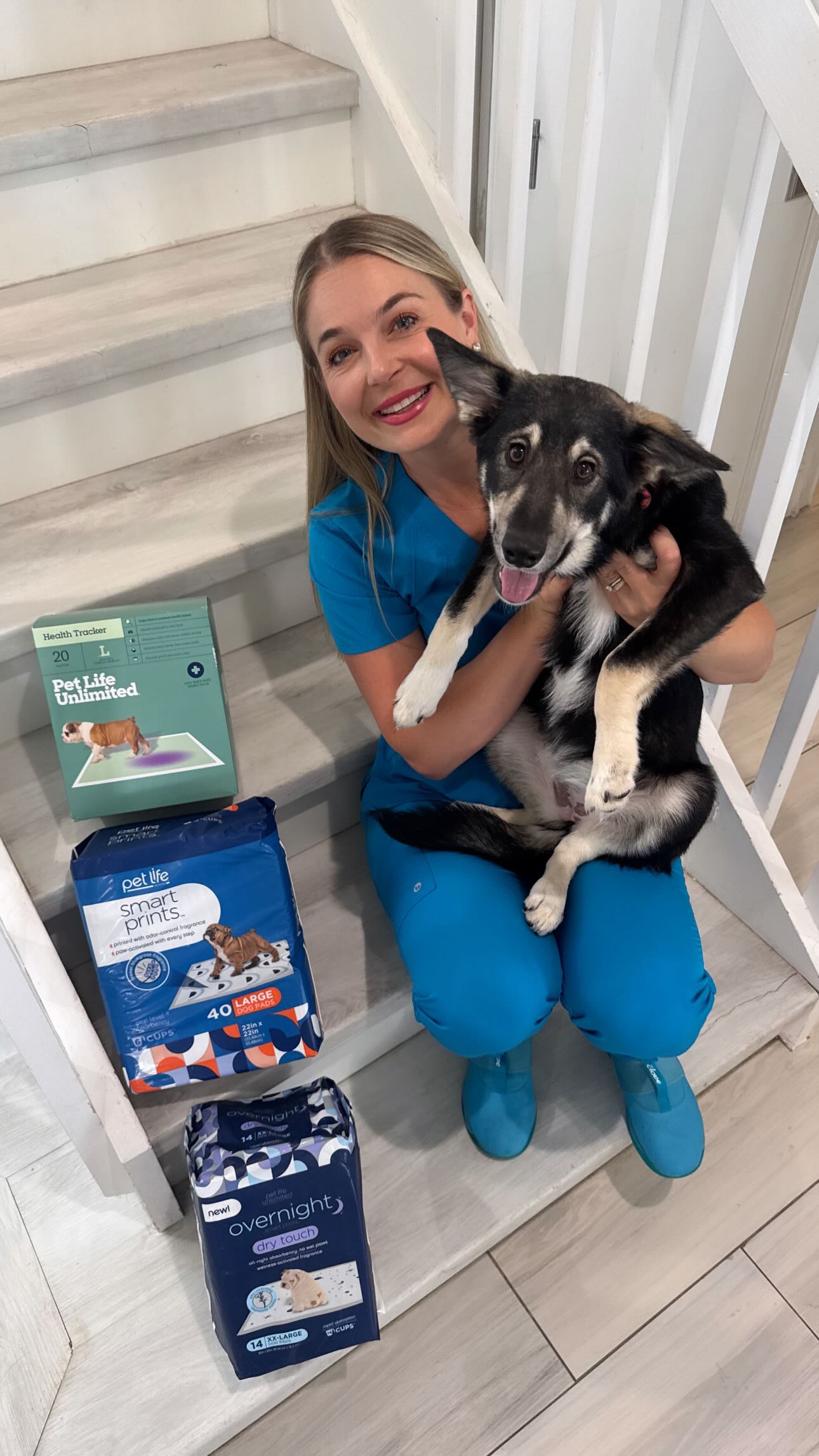 Instagram post by @lindsaybutzerdvm for Chewy. Caption reads: #AD Keeping your home fresh and staying on top of....