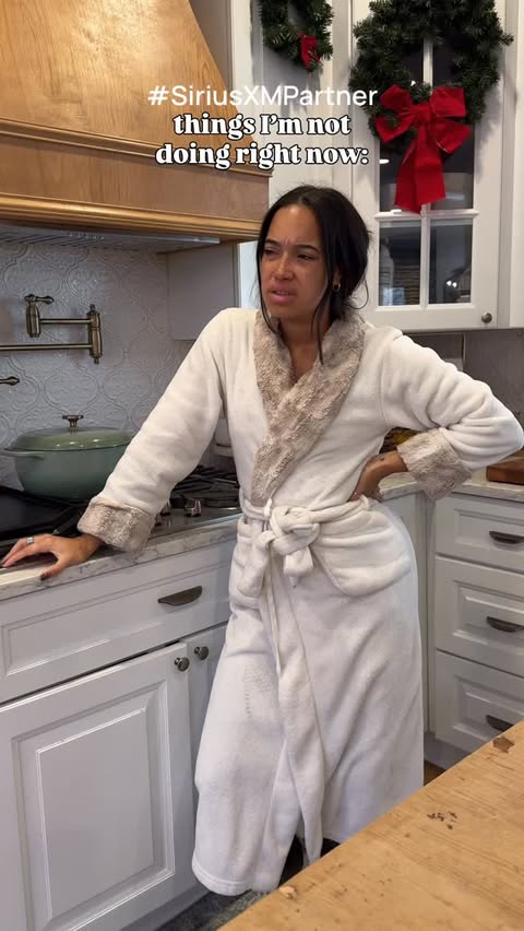 Instagram post by @felishalynchxo for SiriusXM. Caption reads: #SiriusXMPartner Some nights the mess can wait.....