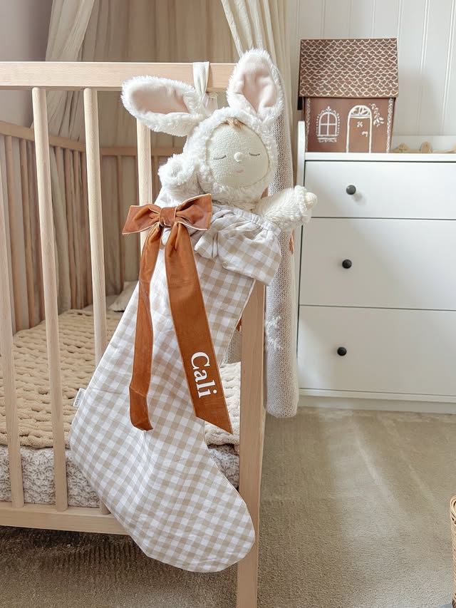 Instagram post by @athomewith_theshaws for Mabel & Fox. Caption reads: Always wanted to give my girls a magical Christmas....