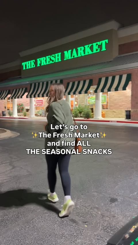 Instagram post by @our.blog.life for The Fresh Market. Caption reads: 🎄 The Fresh Market is my go-to for holiday magic!....
