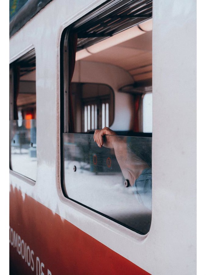 Instagram post by @a_l_x_ender for Leica Camera. Caption reads: Railway rest.