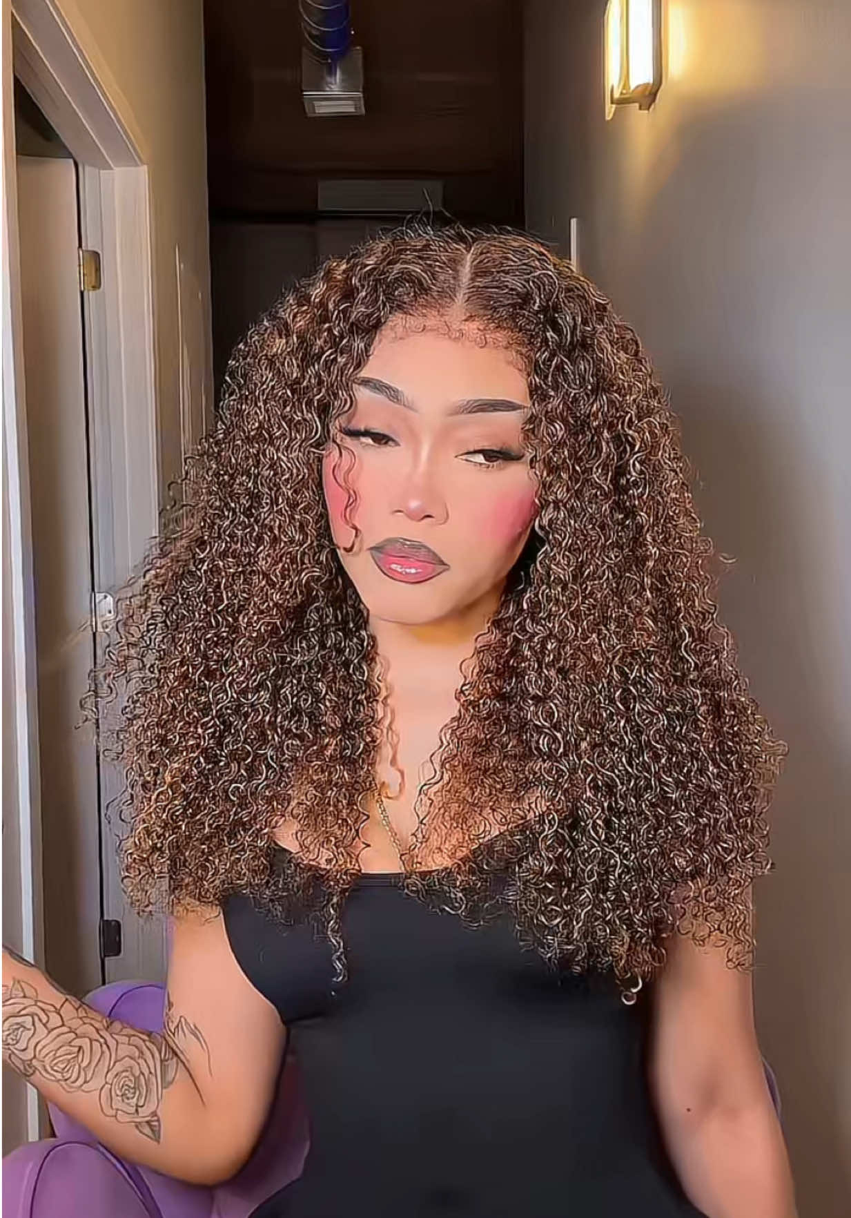 TikTok post by @yaatiff for Cynosure Hair. Caption reads: @cynosurehairofficial @Cynosure Hair Shop pretty....