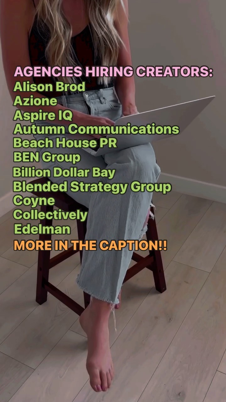 Instagram post by @influencewithkatie for Adweek. Caption reads: [...] different trade publications such as @adweek....