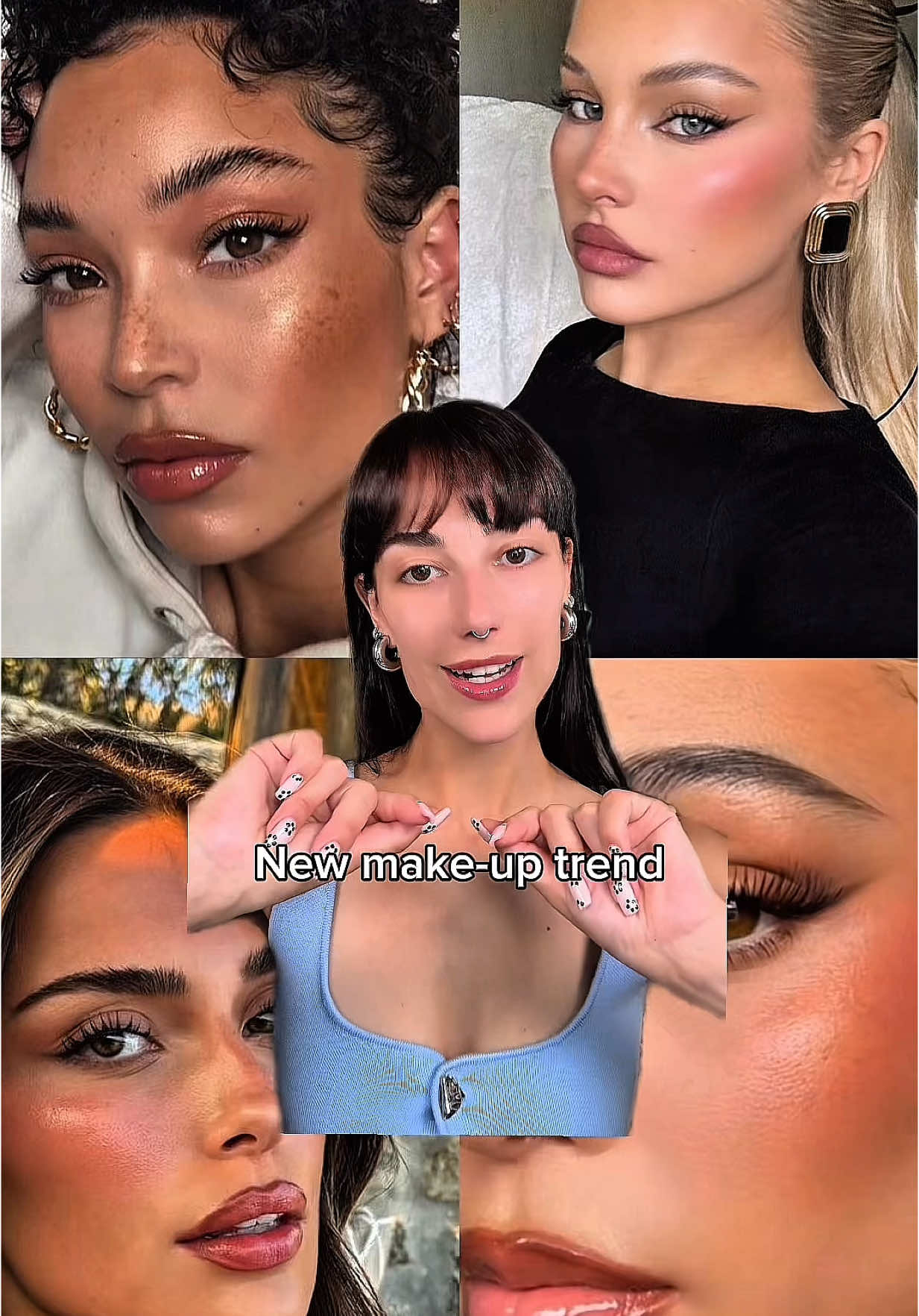 TikTok post by @clarainthemirror for Smashbox Venice. Caption reads: Vediamo come ricreare insieme il trend....