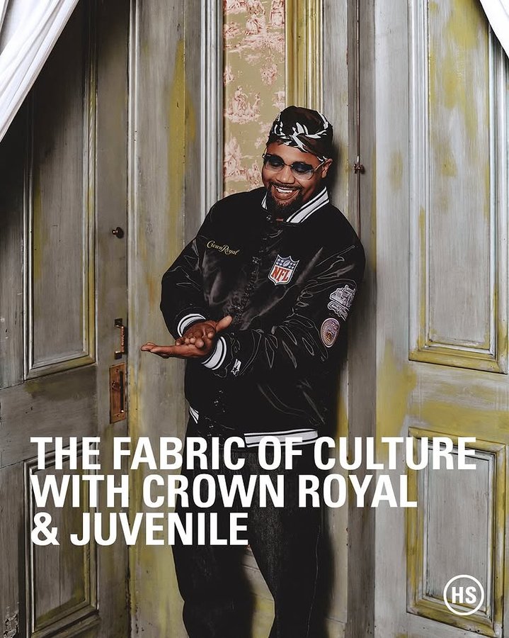 Instagram post by @juviethegreat for Starter. Caption reads: Down in New Orleans, the culture is alive and....