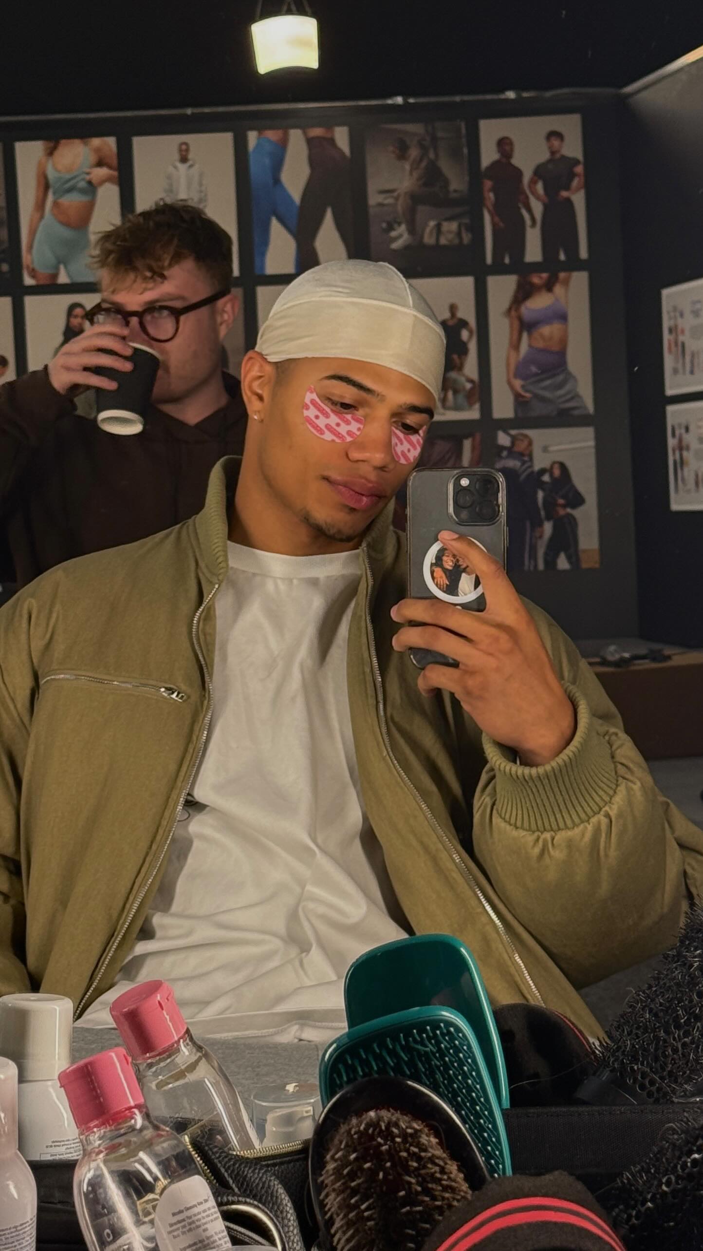 Instagram post by @itsjustinsanchez for Tatcha. Caption reads: I get compliments on my skin only because of you....