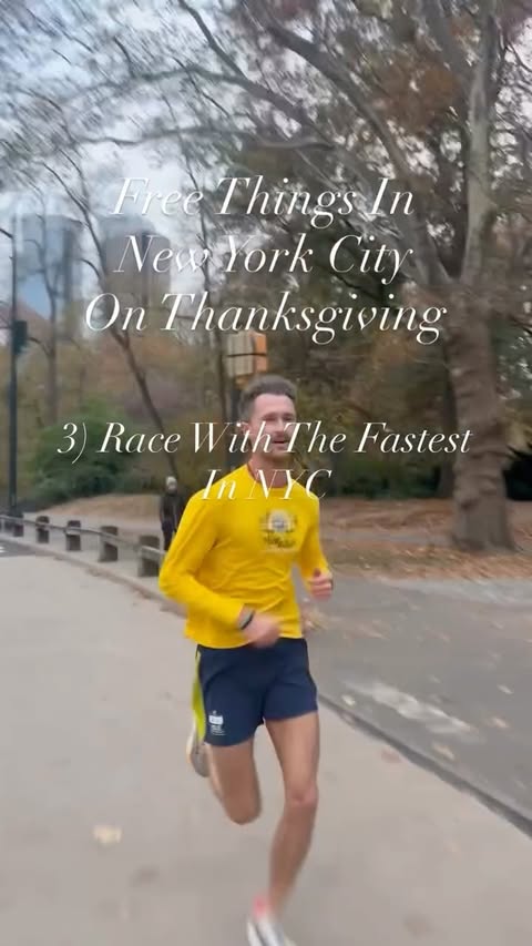 Instagram post by @centralparkrunning for Secret NYC. Caption reads: What are your u doing for Thanksgiving this year?....