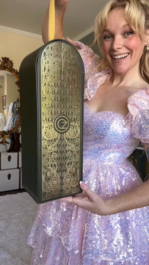 Instagram post by @travelmomoirs for Insight Editions. Caption reads: Sent this to a “Wicked” fan! 🫧🧹✨....