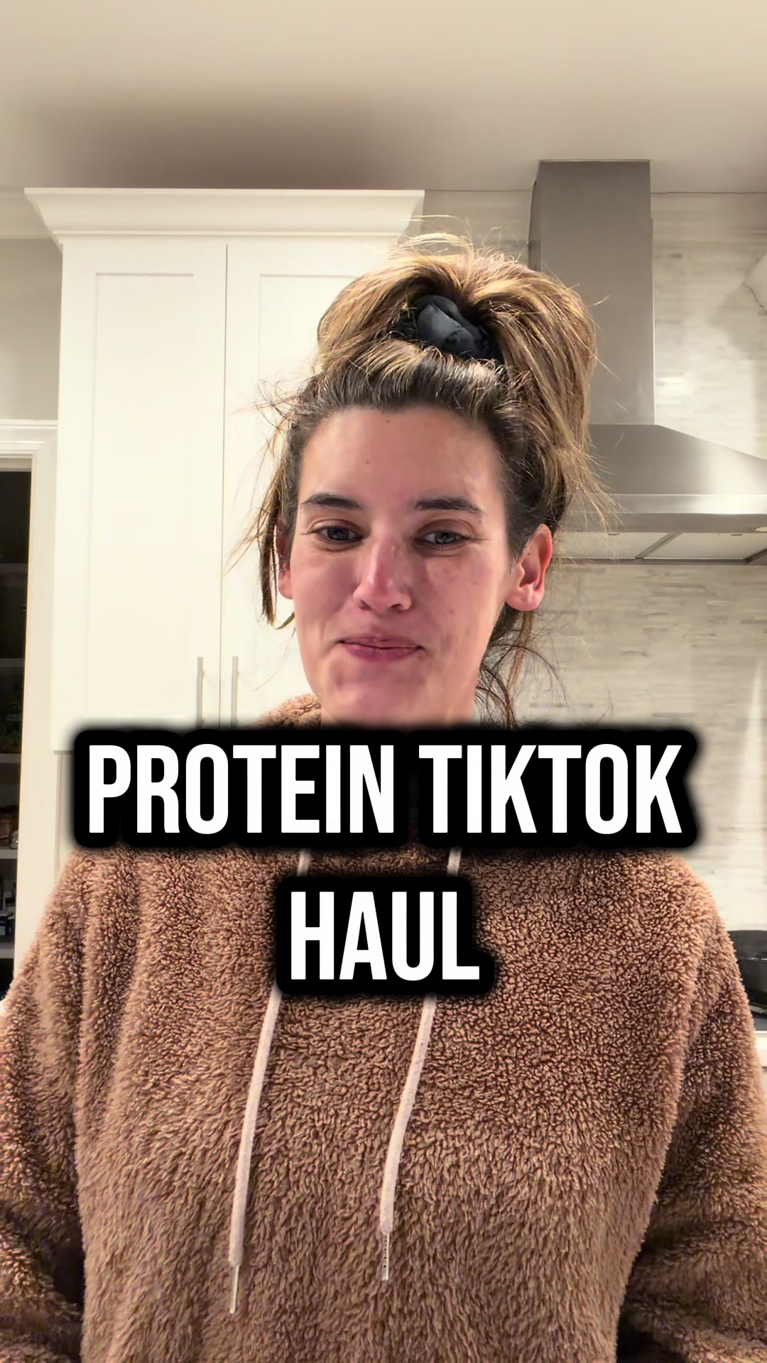 TikTok post by @whodacutie781 for MOSH. Caption reads: [...] link 🩷 #proteinhaul #proteinpowder #mosh....
