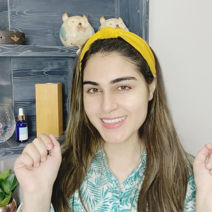 Instagram post by @official.shomaila for FWOrganics. Caption reads: I got this cute package from @fworganics and love....