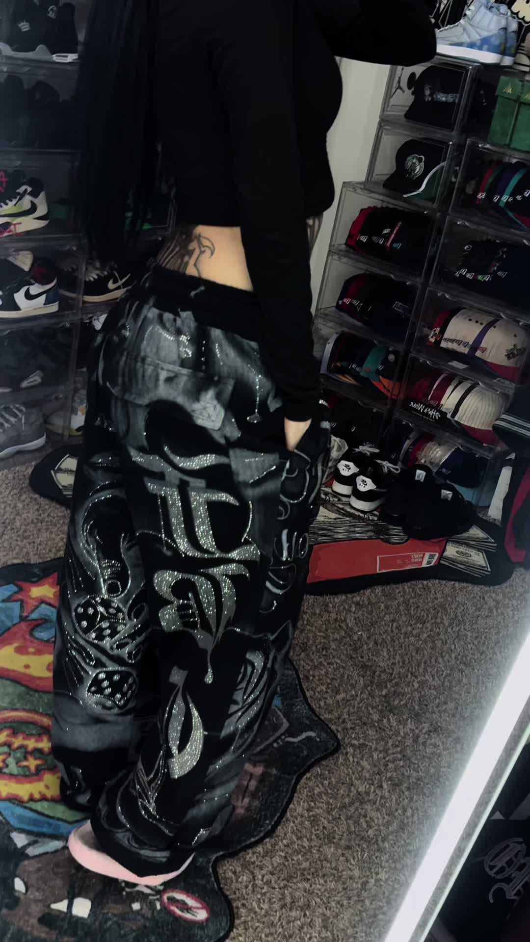 TikTok post by @paoo_xo for FB COUNTY CLOTHING. Caption reads: @FB County #fy #fyp #fbcounty #fbcountyclothing.