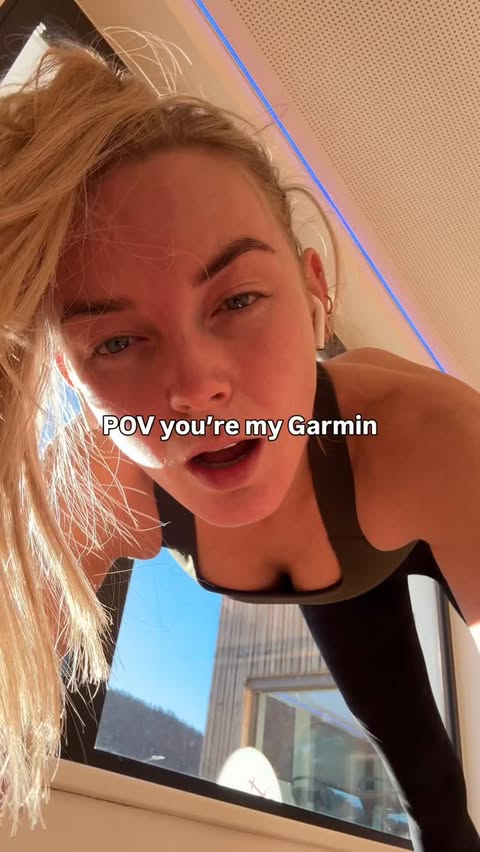 Instagram post by @georgieeswallow for Garmin. Caption reads: My poor @garminuk doesn’t get a moments rest with....