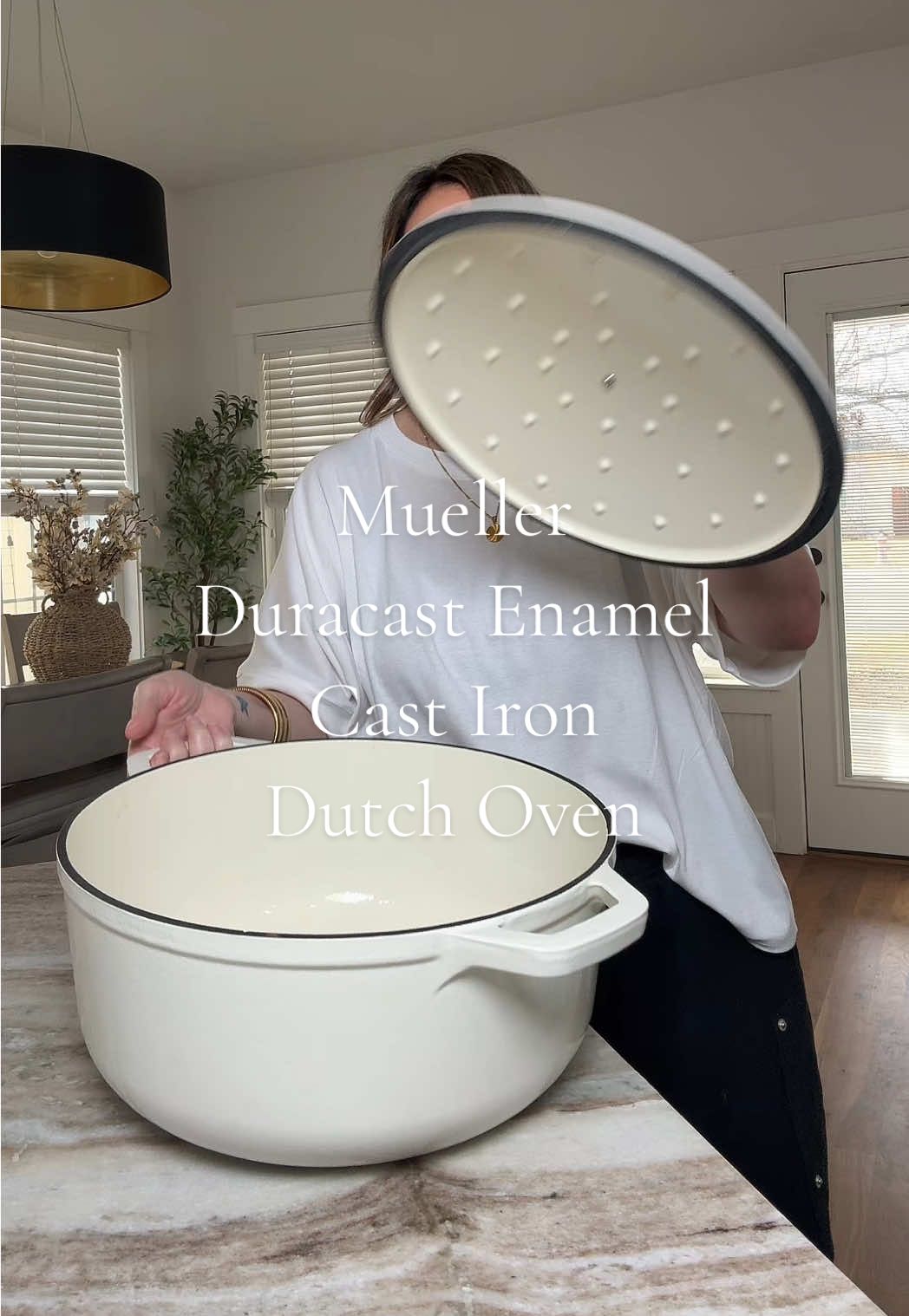 TikTok post by @darnellwillard for Mueller Home. Caption reads: This durable heirloom quality Dutch oven is....