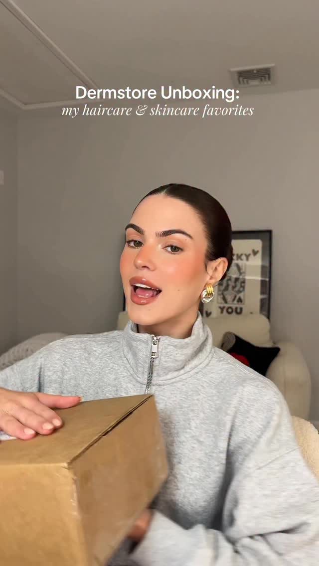 Instagram post by @chloebelmar for Dermstore. Caption reads: use code __ when you shop @dermstore 🤍 #haircare....