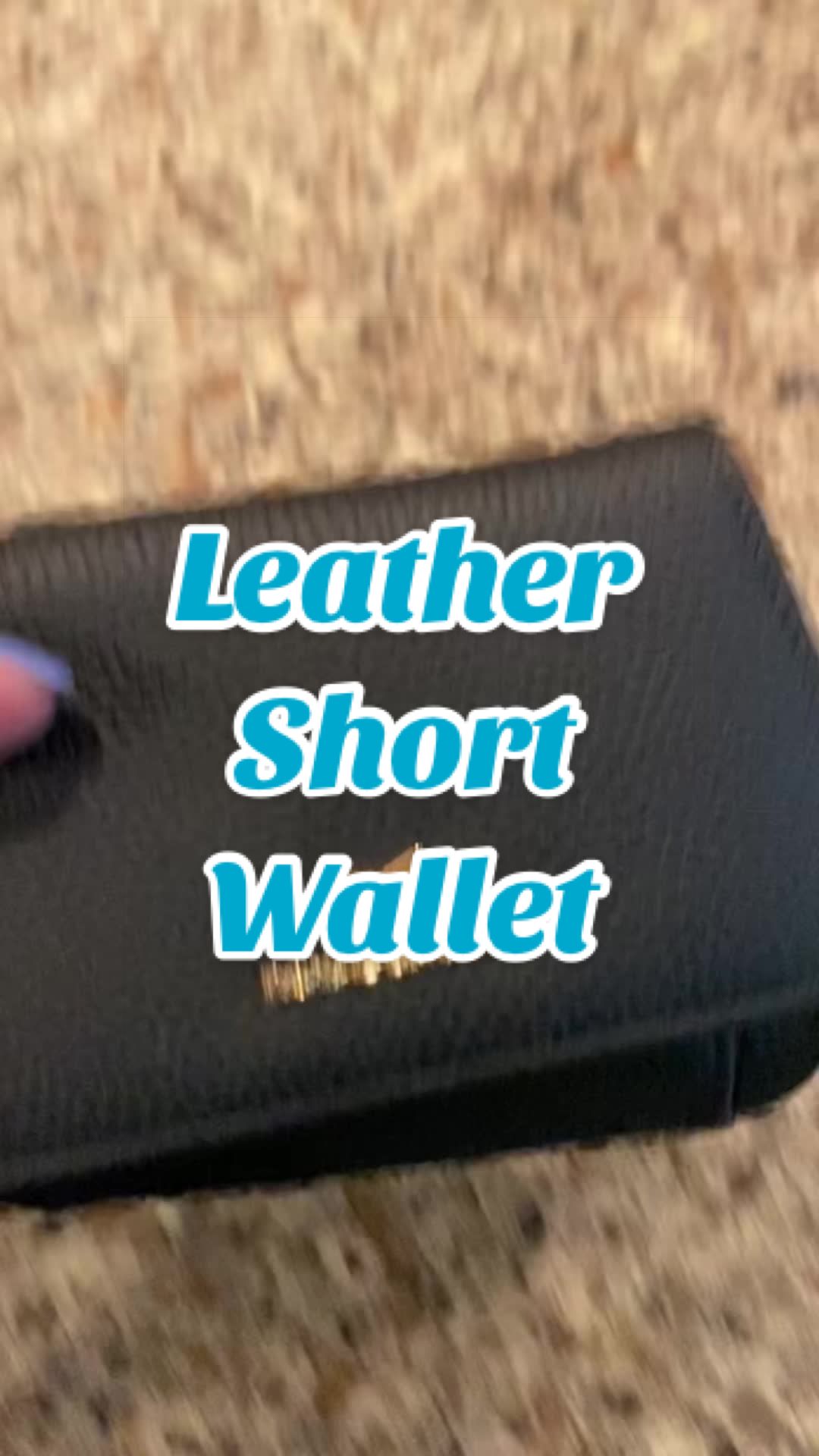 TikTok post by @mama5.finds for Royal Bagger. Caption reads: [...] #wallets #leatherwallet @ROYAL BAGGER US.
