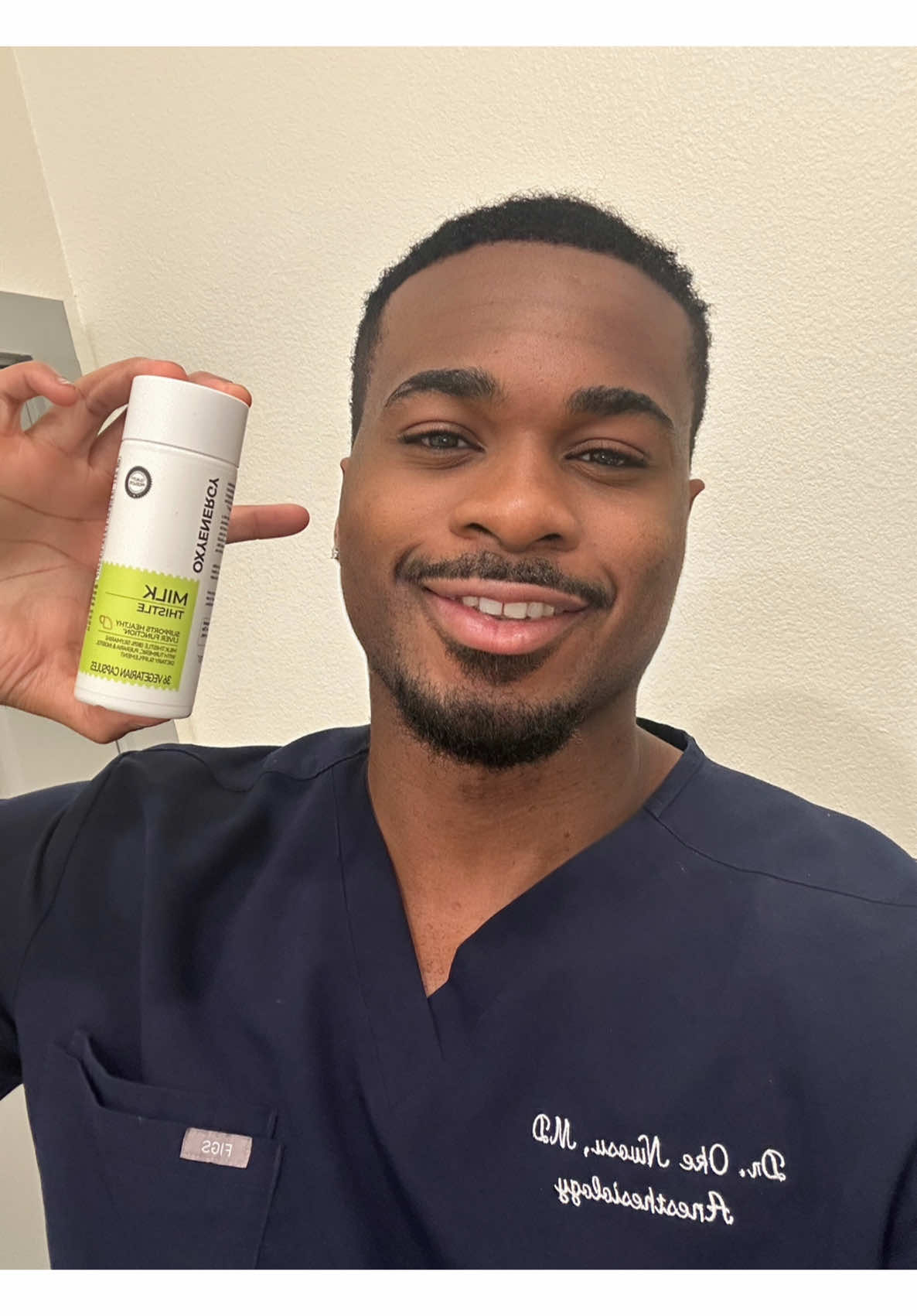 TikTok post by @doctor.nwosu for Oxyenergy. Caption reads: [...] filing a complaint😭❗️Support it with....