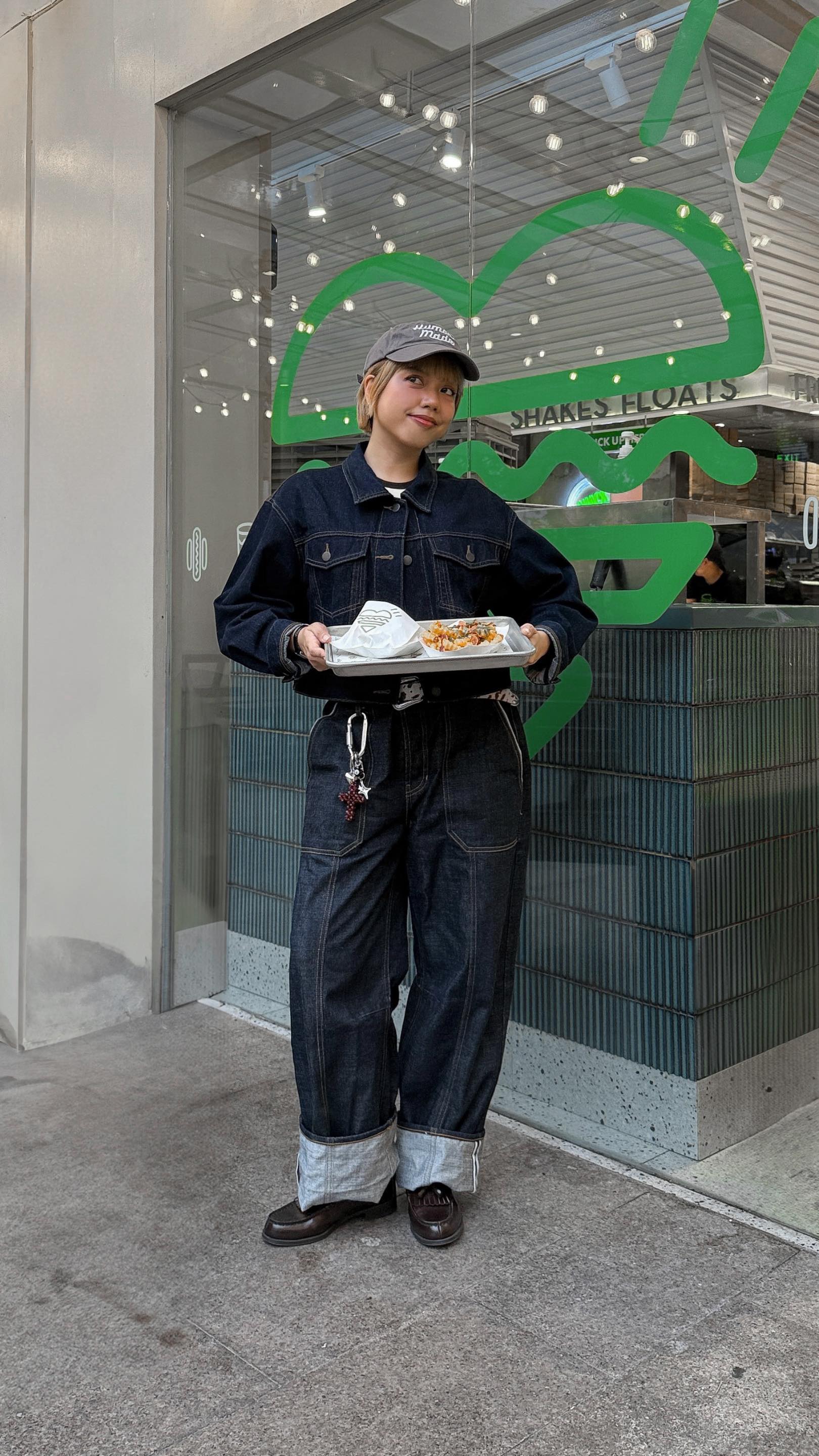 Instagram post by @thegelabeef for Shake Shack. Caption reads: The most delicious streetwear collab yet! 🔥 The....