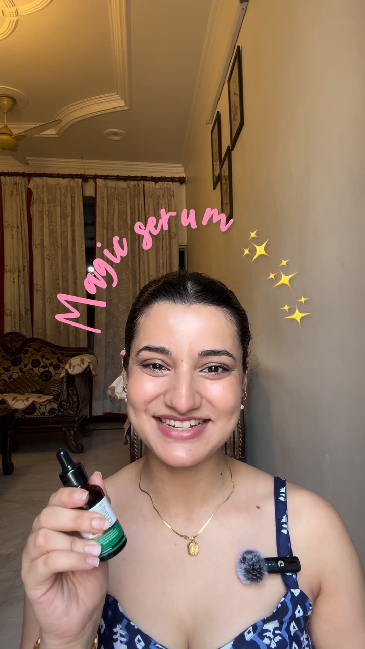 Instagram post by @_muskannt for Dr Sheths. Caption reads: Your skin glow-up is one serum away....